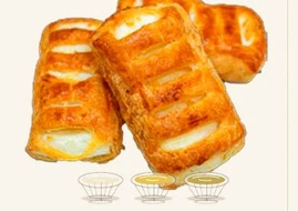 Слойка с творогом